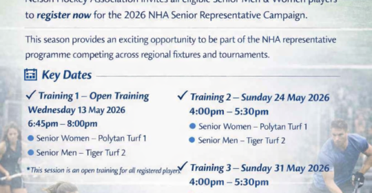 📣 NHA SENIOR MEN & WOMEN TRIALS – THIS SUNDAY! 🏑🔥